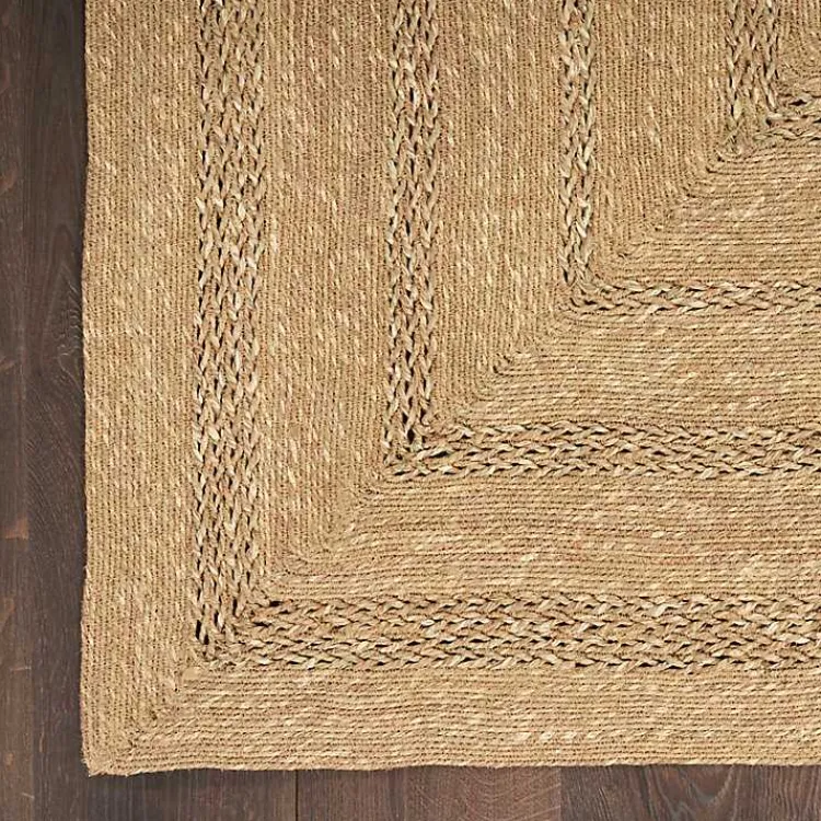 Area Rugs-Kirklands Home Natural Seagrass Indoor/Outdoor Area Rug, 5x7 Tan