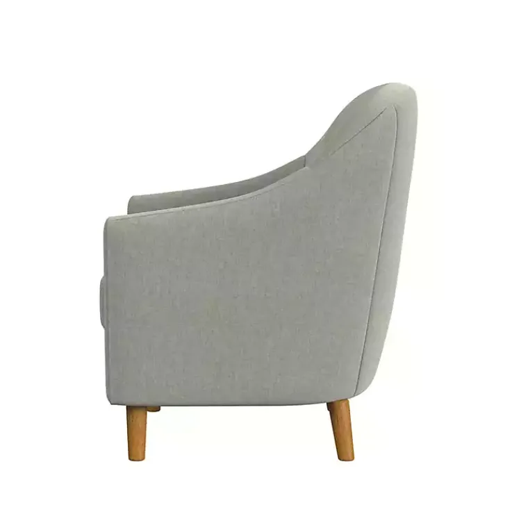 Accent Chairs-Kirklands Home Tufted Woven Accent Chair Gray