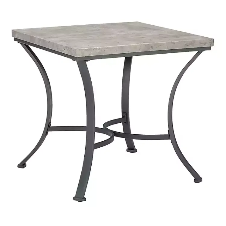 Coffee Tables-Kirklands Home Faux Concrete 3-pc. Coffee & Side Table Set Tan