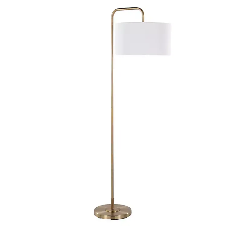 Floor Lamps-Kirklands Home Gold Modern Arch Floor Lamp White