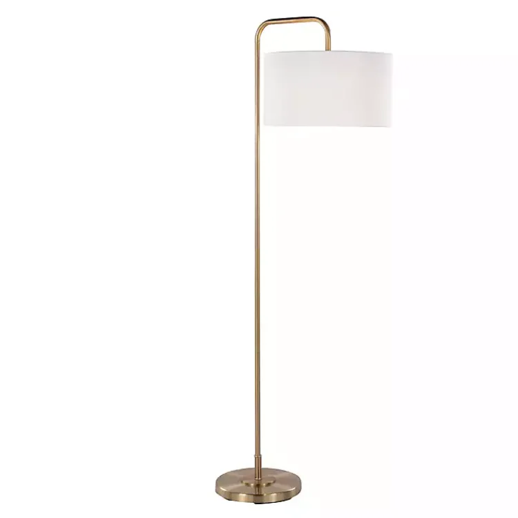 Floor Lamps-Kirklands Home Gold Modern Arch Floor Lamp White