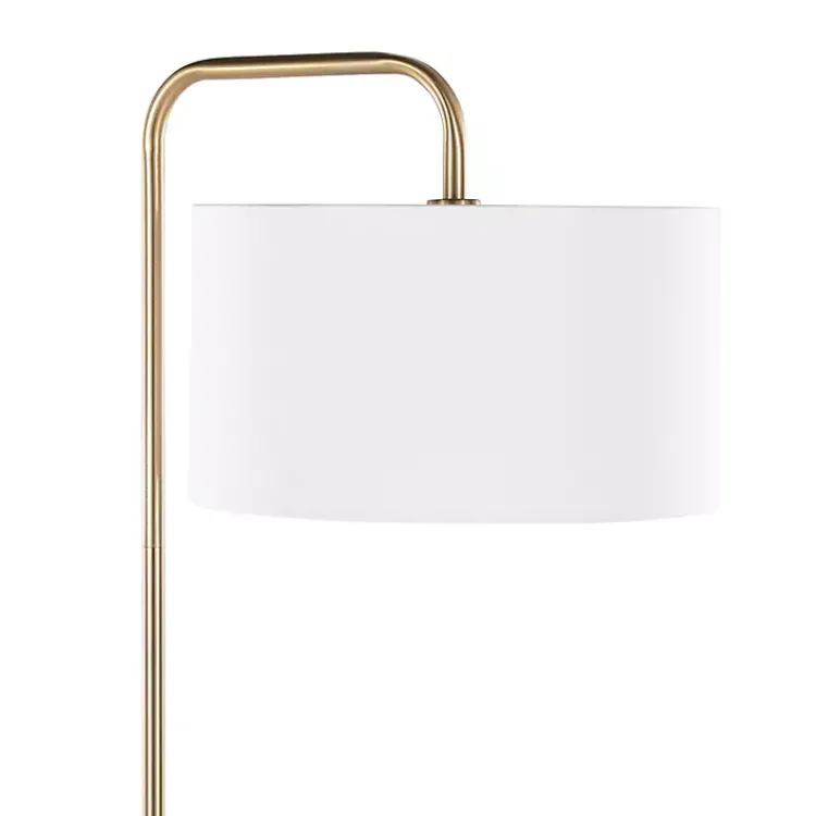 Floor Lamps-Kirklands Home Gold Modern Arch Floor Lamp White