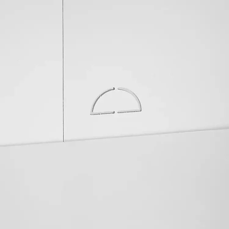 Cabinets & Sideboards-Kirklands Home & Gold Storage Cabinet White