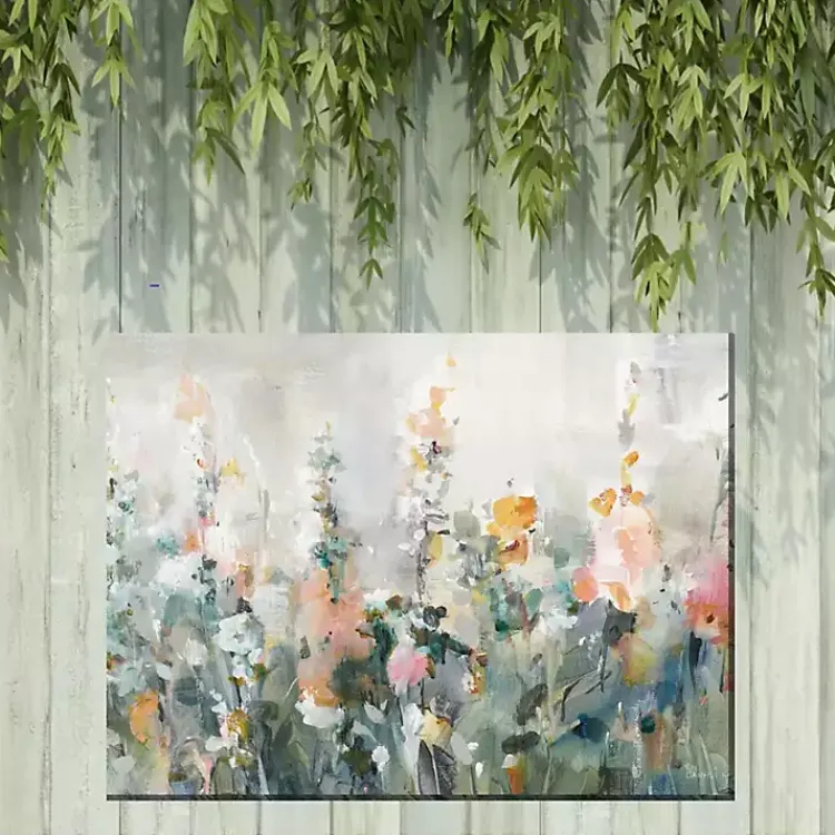 Outdoor Wall Decor-Kirklands Home Ethereal Floral Outdoor Canvas Art Print