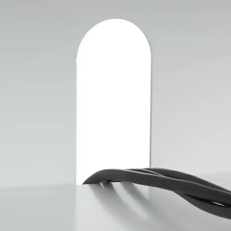 Tv Stands & Media Consoles-Kirklands Home and Gold Rattan Media Cabinet White