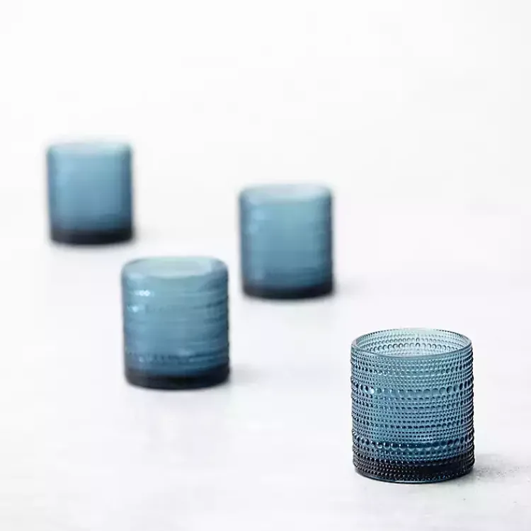 Glassware & Drinkware-Kirklands Home Fortessa Jupiter Short Glasses, Set of 6 Blue