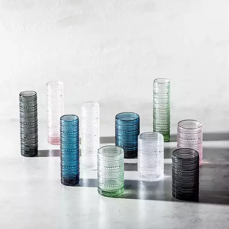 Glassware & Drinkware-Kirklands Home Fortessa Jupiter Highball Glasses, Set of 6 Blue