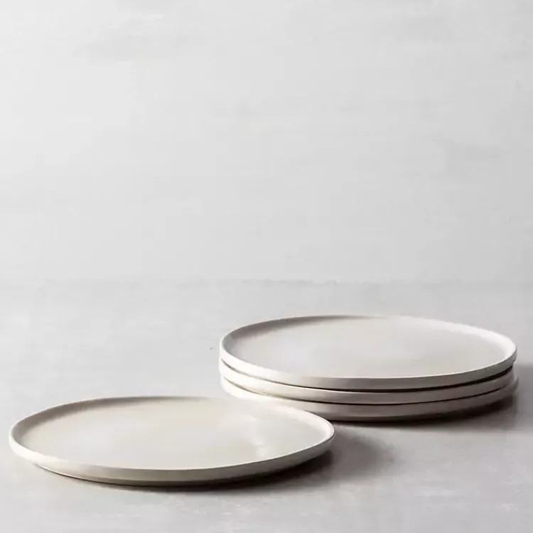 Dinnerware-Kirklands Home Fortessa Sand Ceramic Dinner Plates, Set of 4 Tan