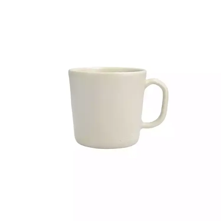 Glassware & Drinkware-Kirklands Home Fortessa Sand Ceramic Mugs, Set of 4 Tan