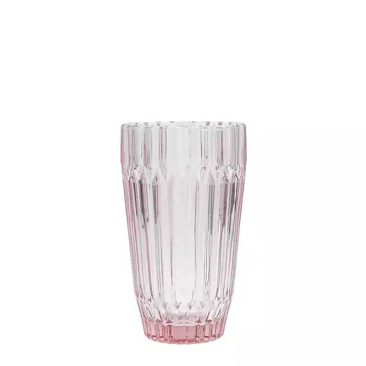 Glassware & Drinkware-Kirklands Home Fortessa Archie Tall Glasses, Set of 6 Pink