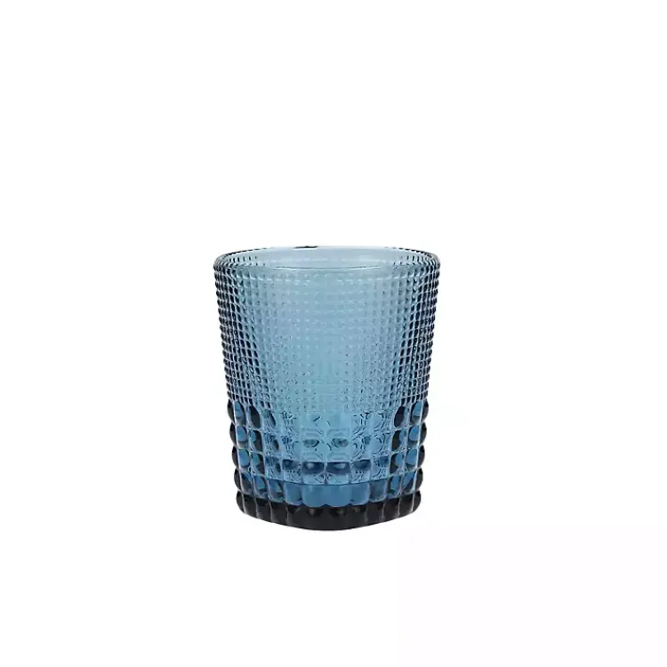Glassware & Drinkware-Kirklands Home Fortessa Cornflower Malcolm Short Glasses, Set of Blue