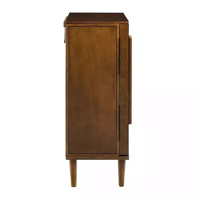 Armoires-Kirklands Home Mid-Century Modern Walnut Jewelry Armoire Brown