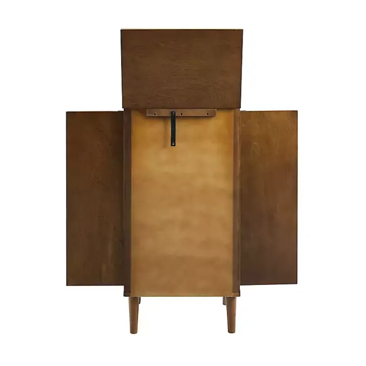 Armoires-Kirklands Home Mid-Century Modern Walnut Jewelry Armoire Brown