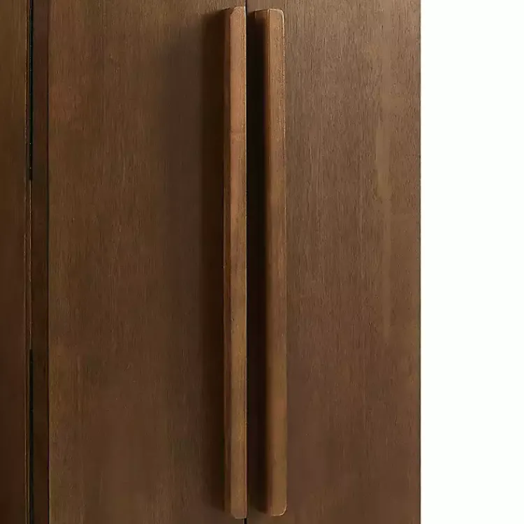 Armoires-Kirklands Home Mid-Century Modern Walnut Jewelry Armoire Brown