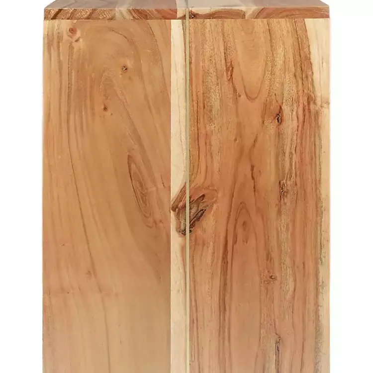 Accent & End Tables-Kirklands Home Natural Wood Umed Accent Table