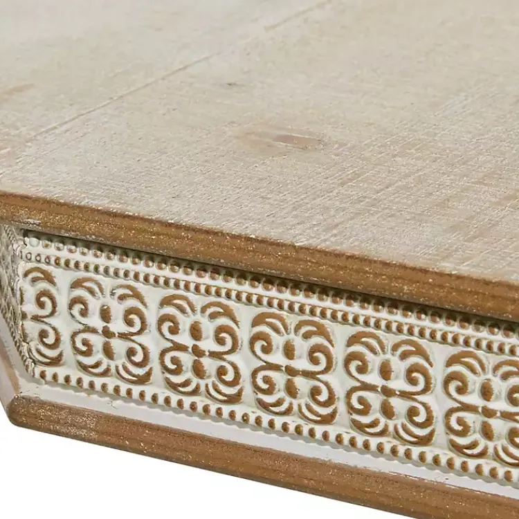 Accent & End Tables-Kirklands Home Natural Rustic Wood Octagon Accent Table