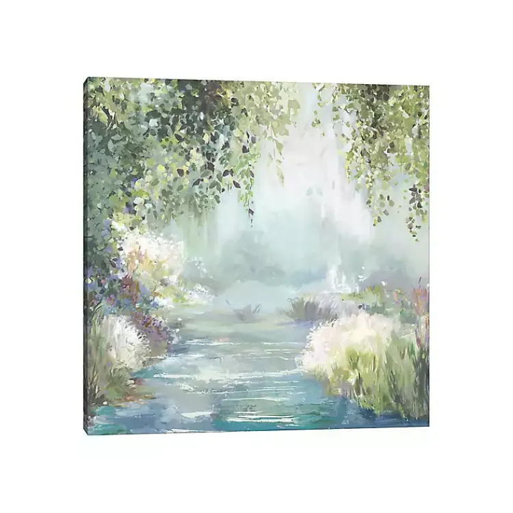 Canvas Art-Kirklands Home Sunny Forest Path Canvas Art Print