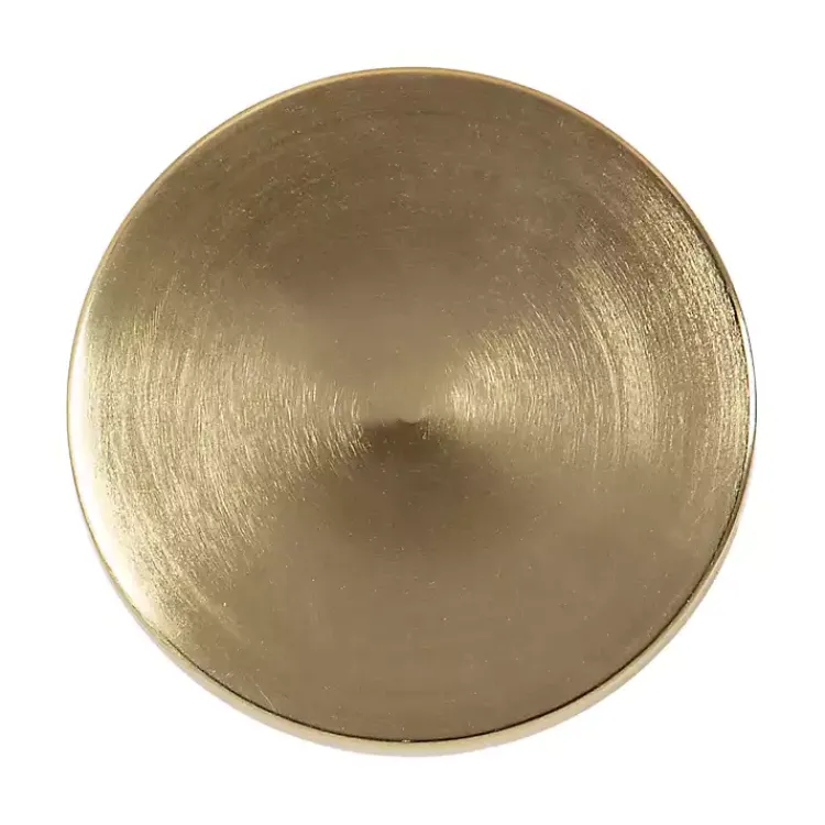 Accent & End Tables-Kirklands Home Round Zia Metal Accent Table Gold