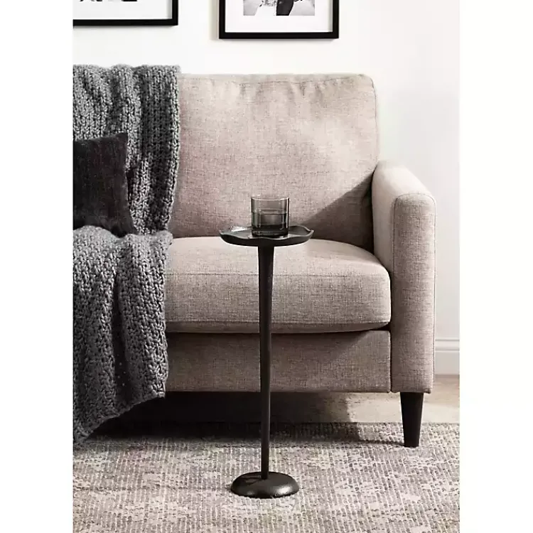 Accent & End Tables-Kirklands Home Metal Alicia Accent Table Black