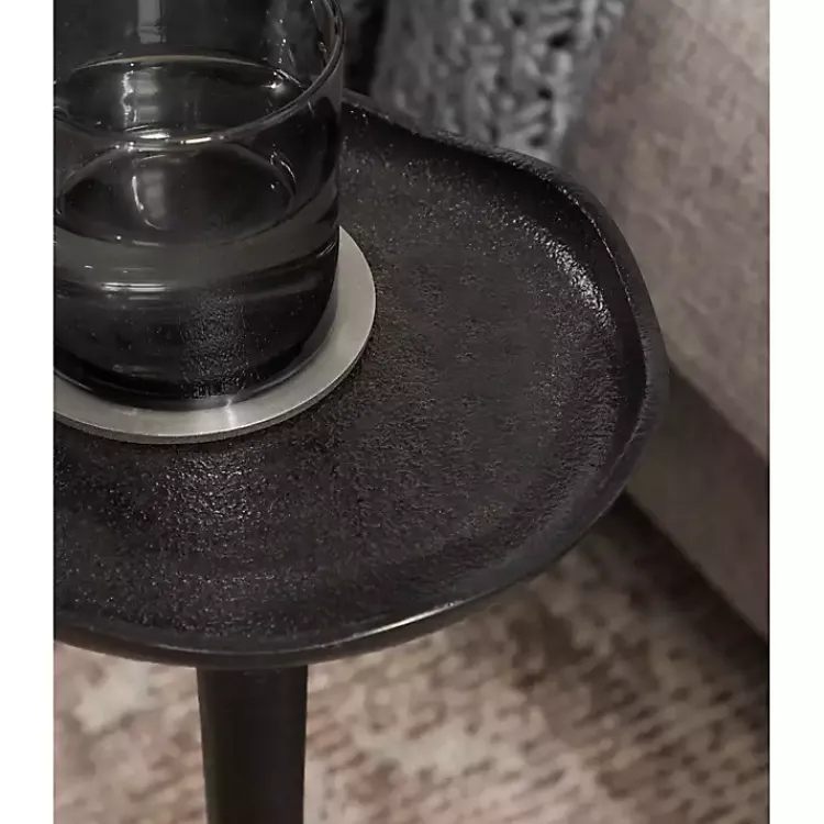 Accent & End Tables-Kirklands Home Metal Alicia Accent Table Black