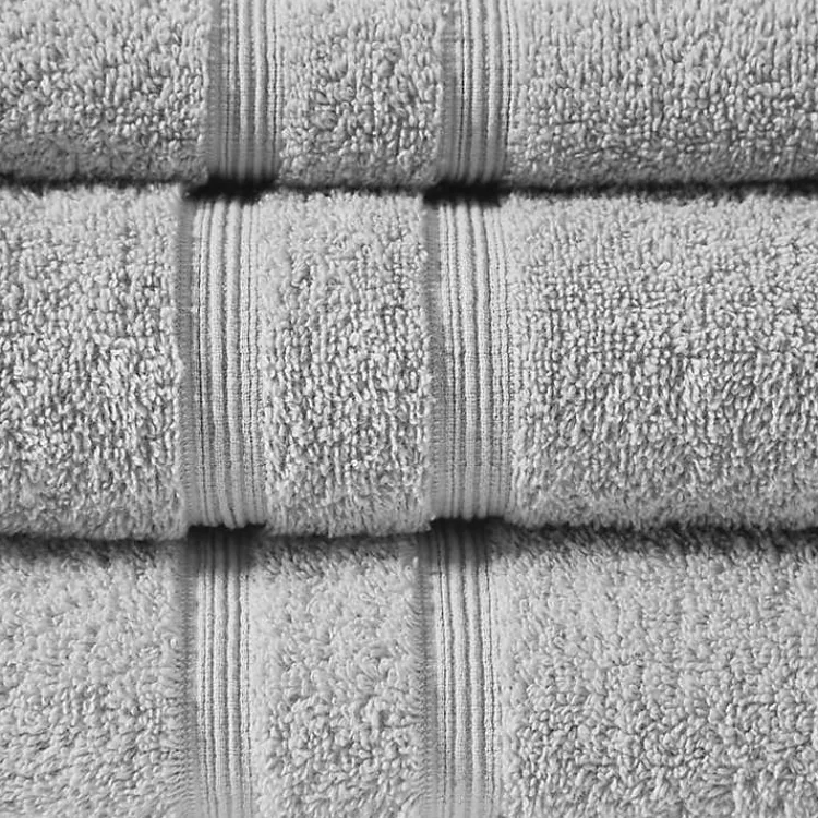 Bath Towels-Kirklands Home Turkish Cotton 6-pc. Towel Set Gray