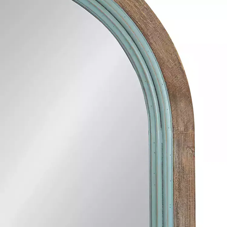Decorative Mirrors-Kirklands Home Palmer Arch Wood Wall Mirror