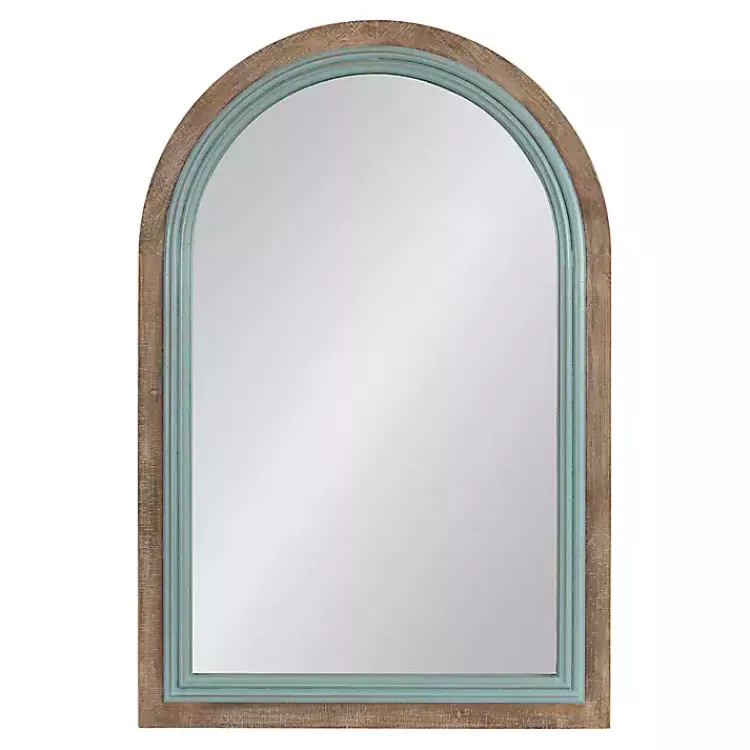 Decorative Mirrors-Kirklands Home Palmer Arch Wood Wall Mirror