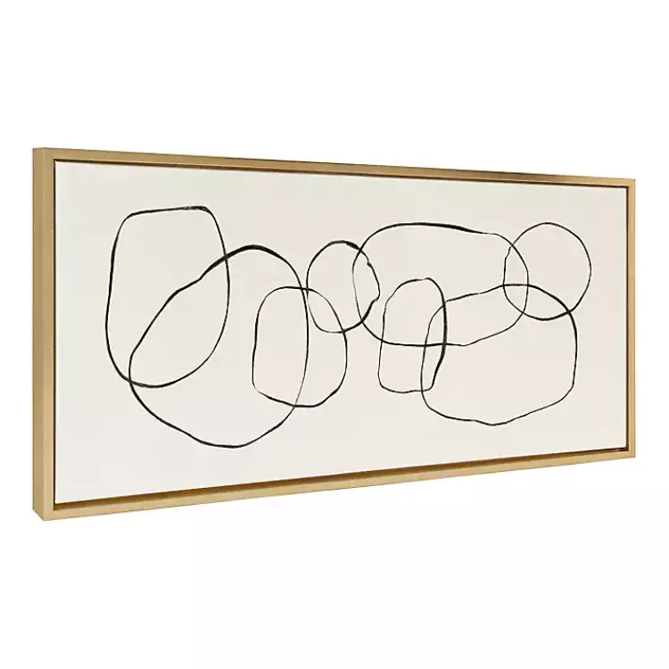 Canvas Art-Kirklands Home Dancing Circles Framed Canvas Art Print