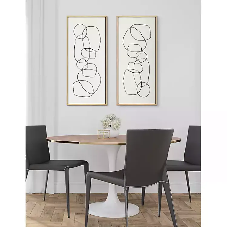 Canvas Art-Kirklands Home Dancing Circles Framed Canvas Art Print
