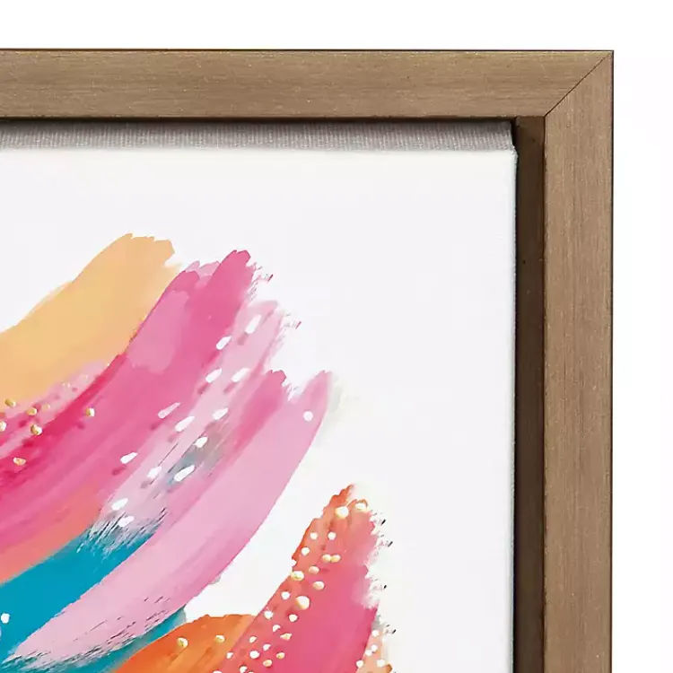 Canvas Art-Kirklands Home Bright Abstract Framed Canvas Art Print