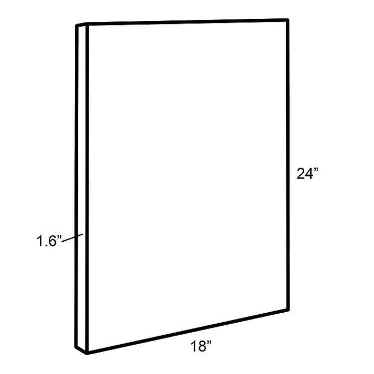 Canvas Art-Kirklands Home Bright Abstract Framed Canvas Art Print