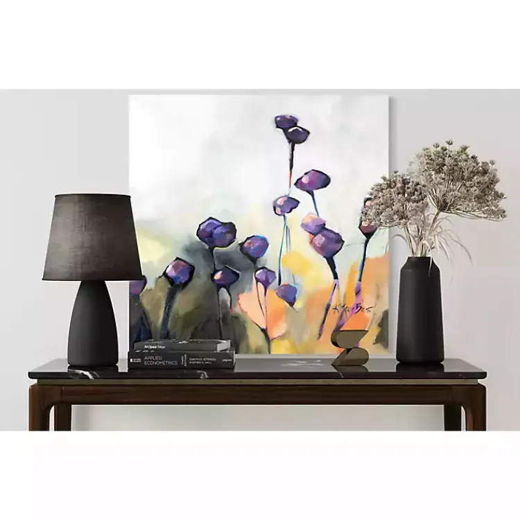 Canvas Art-Kirklands Home Purple Poppy Canvas Art Print