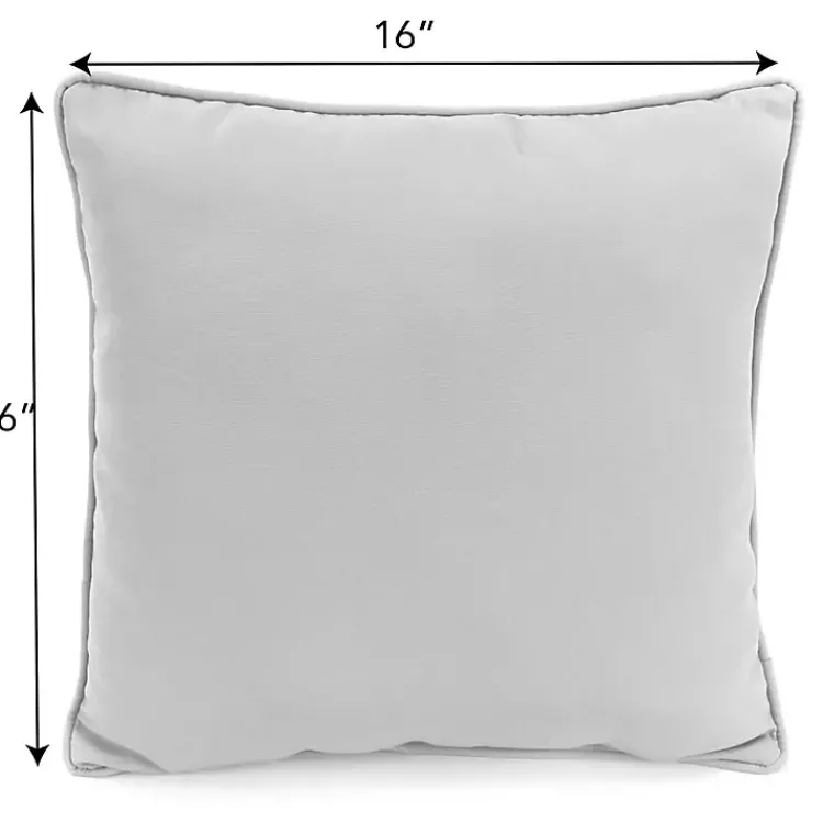Outdoor Cushions & Pillows-Kirklands Home Gold Good Vibes Only Sunny Outdoor Pillow