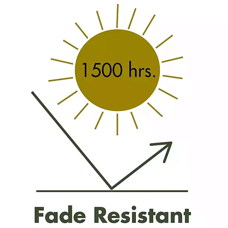 Outdoor Cushions & Pillows-Kirklands Home Indigo Canvas French Edge Outdoor Chaise Cushion Blue