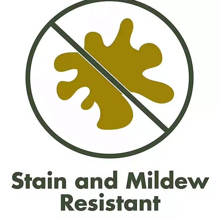 Outdoor Cushions & Pillows-Kirklands Home Green Striped Outdoor Deep Seat Cushion