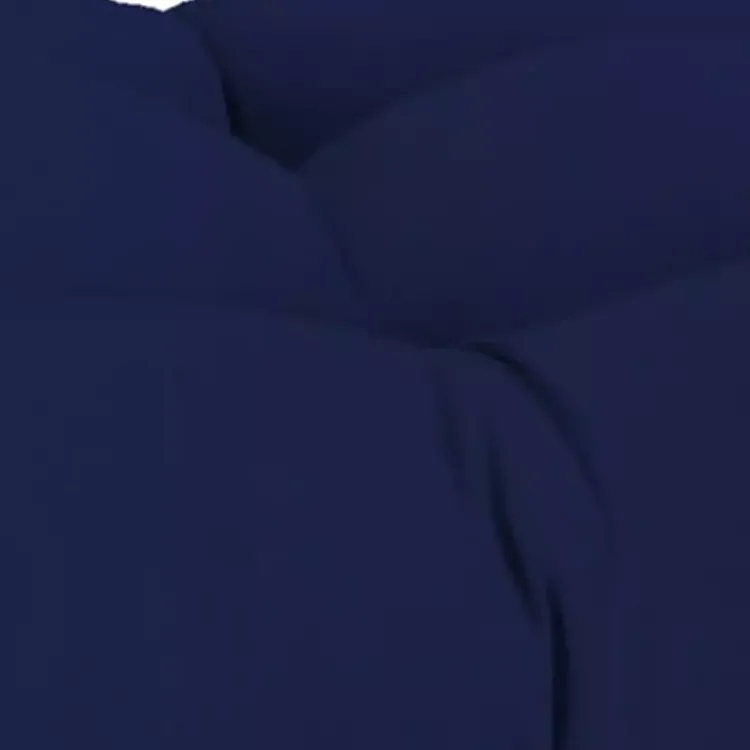 Outdoor Cushions & Pillows-Kirklands Home Navy Tufted Canvas Outdoor Bench Cushion Blue