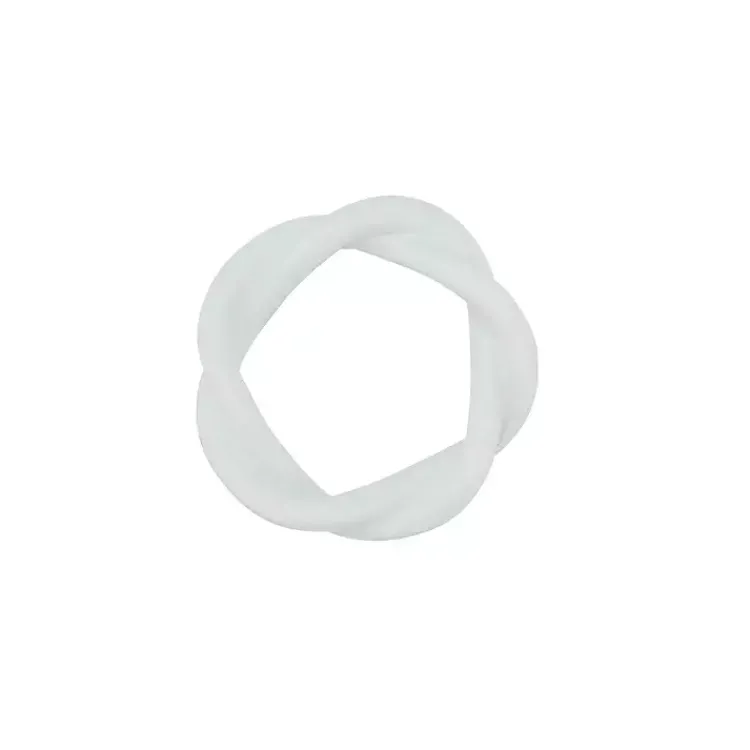 Table Linens-Kirklands Home Resin Twisted Napkin Rings, Set of 4 White