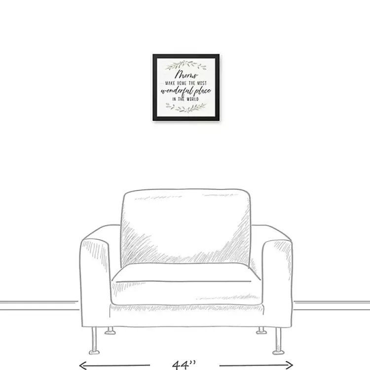 Wall Quotes & Signs-Kirklands Home Mom Make Home Wonderful Framed Canvas Print