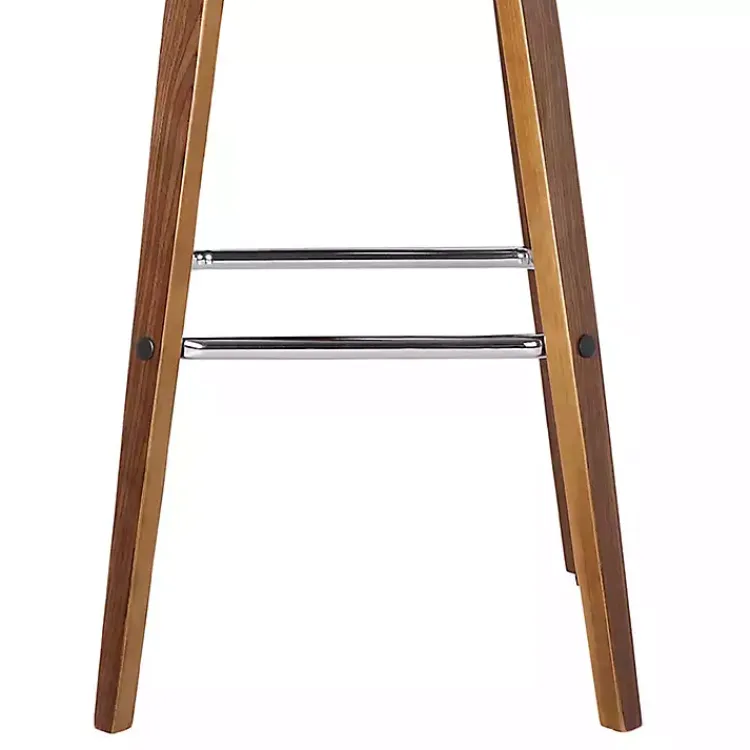 Bar Stools & Counter Height Stools-Kirklands Home Faux Leather Vienna Swivel Counter Stool Gray