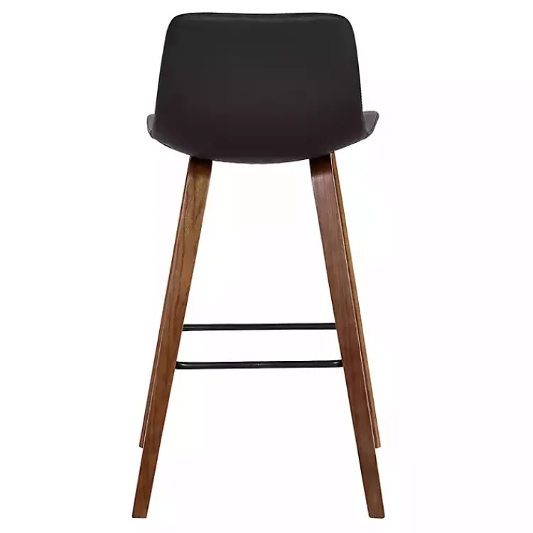 Bar Stools & Counter Height Stools-Kirklands Home Faux Leather Maddie Bar Stool Brown