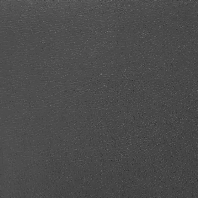 Bar Stools & Counter Height Stools-Kirklands Home Faux Leather Carise Swivel Counter Stool Gray