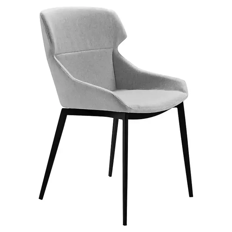 Dining Chairs-Kirklands Home Light Kenna Dining Chairs, Set of 2 Gray
