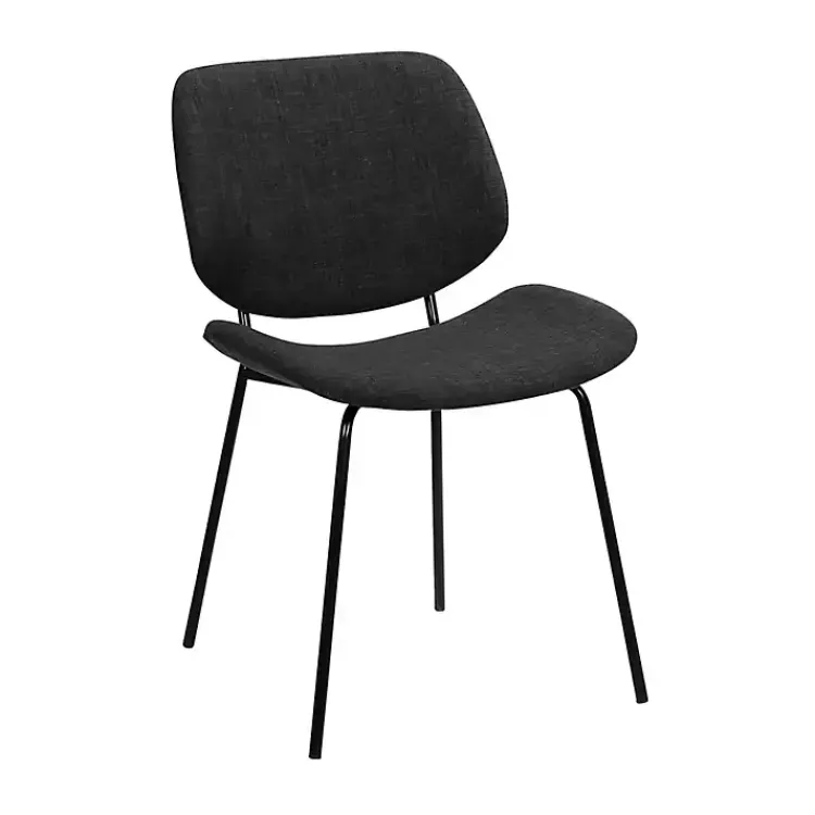 Dining Chairs-Kirklands Home Charcoal Quest Dining Chair Black