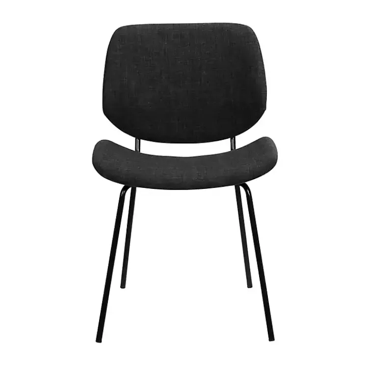Dining Chairs-Kirklands Home Charcoal Quest Dining Chair Black