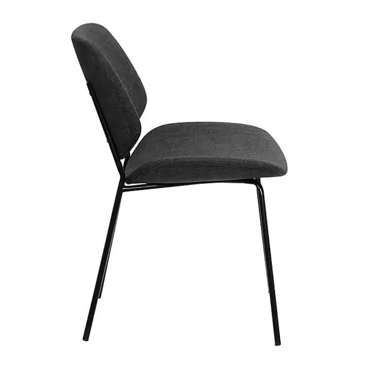 Dining Chairs-Kirklands Home Charcoal Quest Dining Chair Black