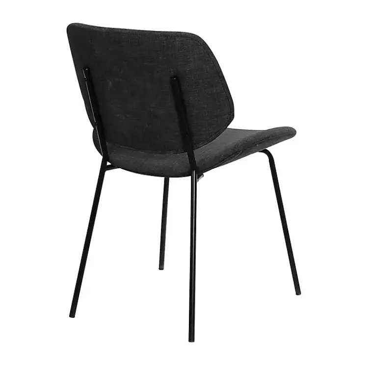 Dining Chairs-Kirklands Home Charcoal Quest Dining Chair Black