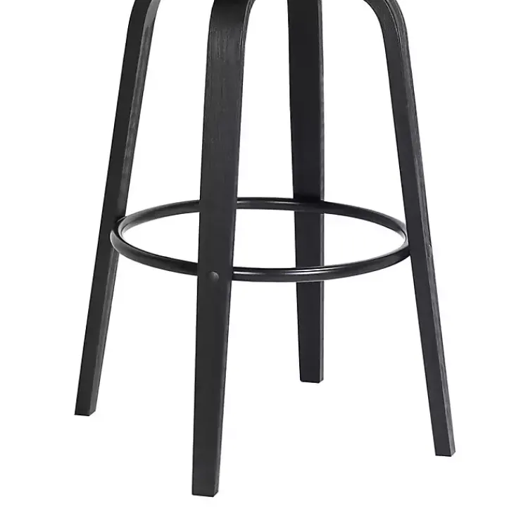 Bar Stools & Counter Height Stools-Kirklands Home Light Pico Swivel Counter Stool Gray