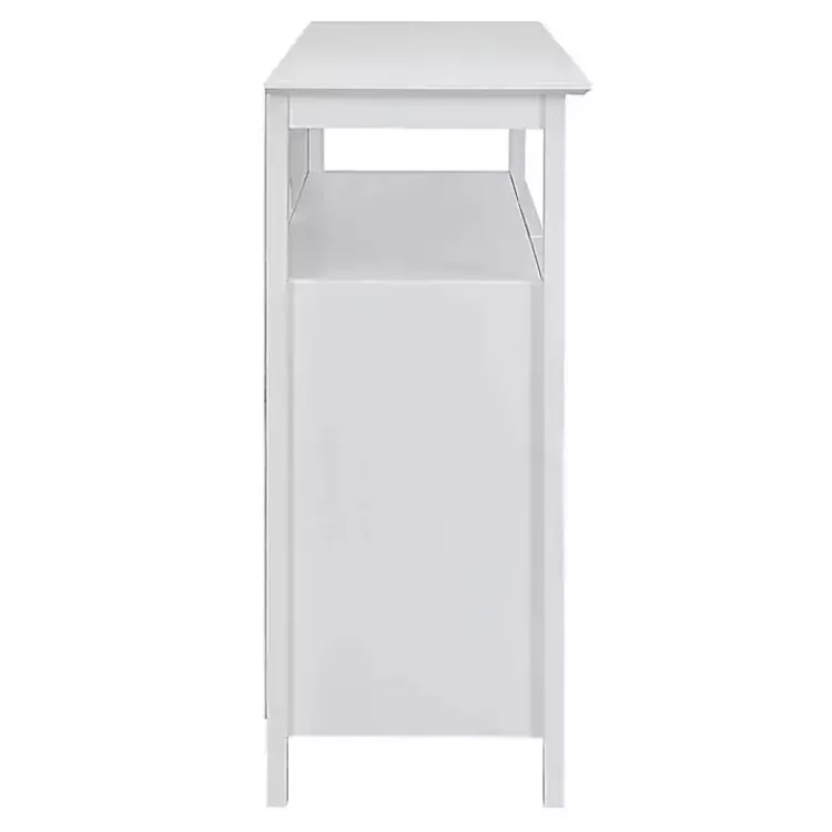 Tv Stands & Media Consoles-Kirklands Home Tiered Deluxe Cali Media Cabinet White