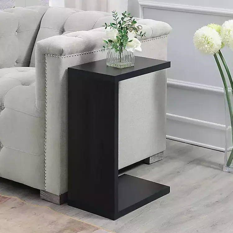Accent & End Tables-Kirklands Home Wakefield C-Table Black