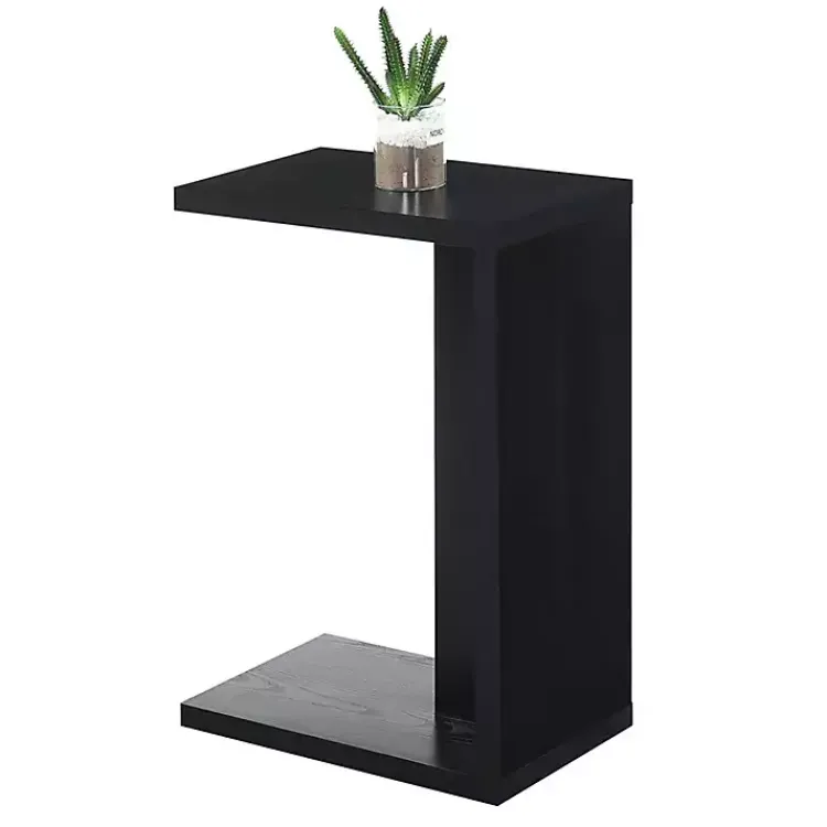 Accent & End Tables-Kirklands Home Wakefield C-Table Black